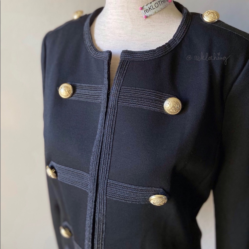 Military Inspired Red-trimmed EXPRESS JACKET -NWOT - Picture 10 of 15